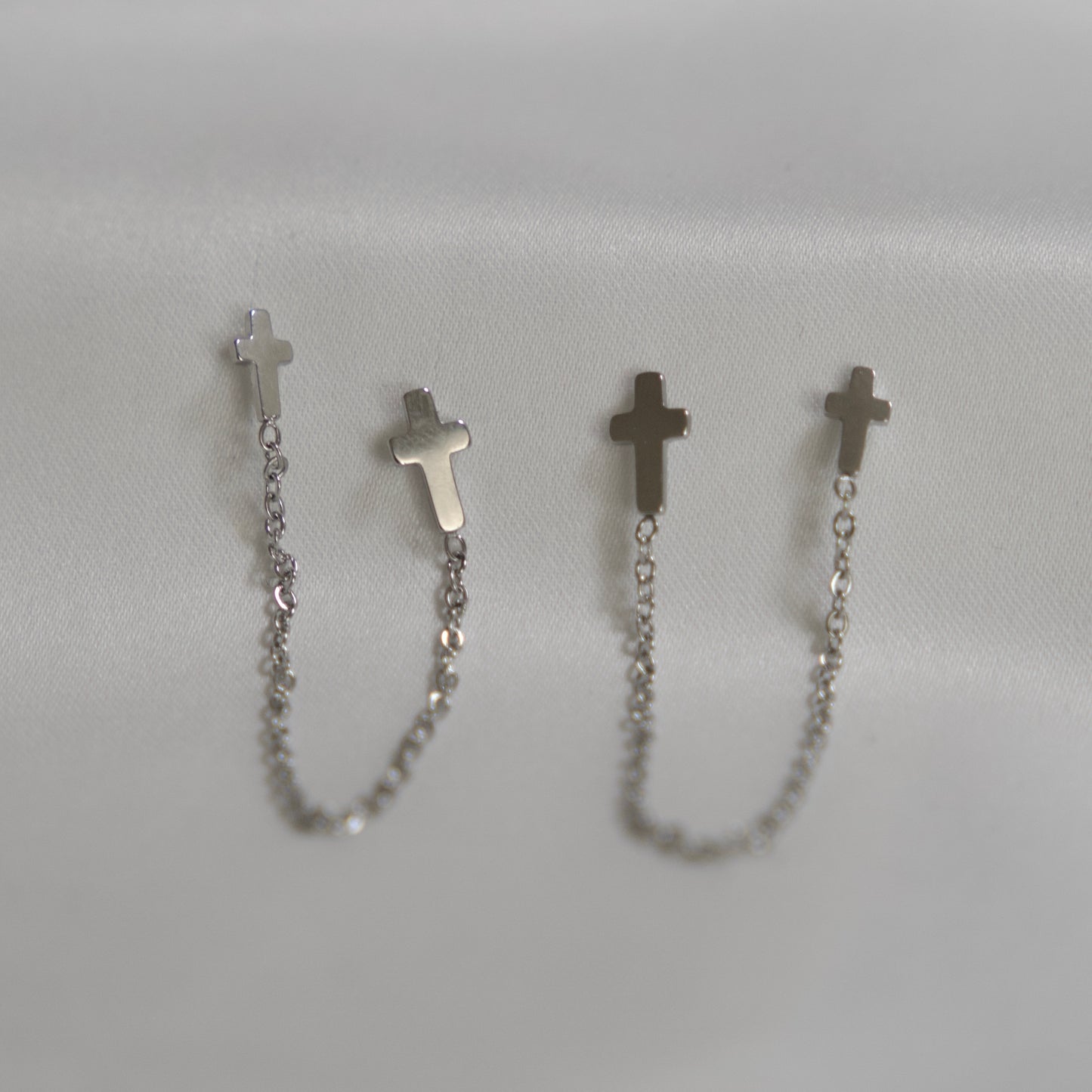 Boucles d’oreilles double - CROSS
