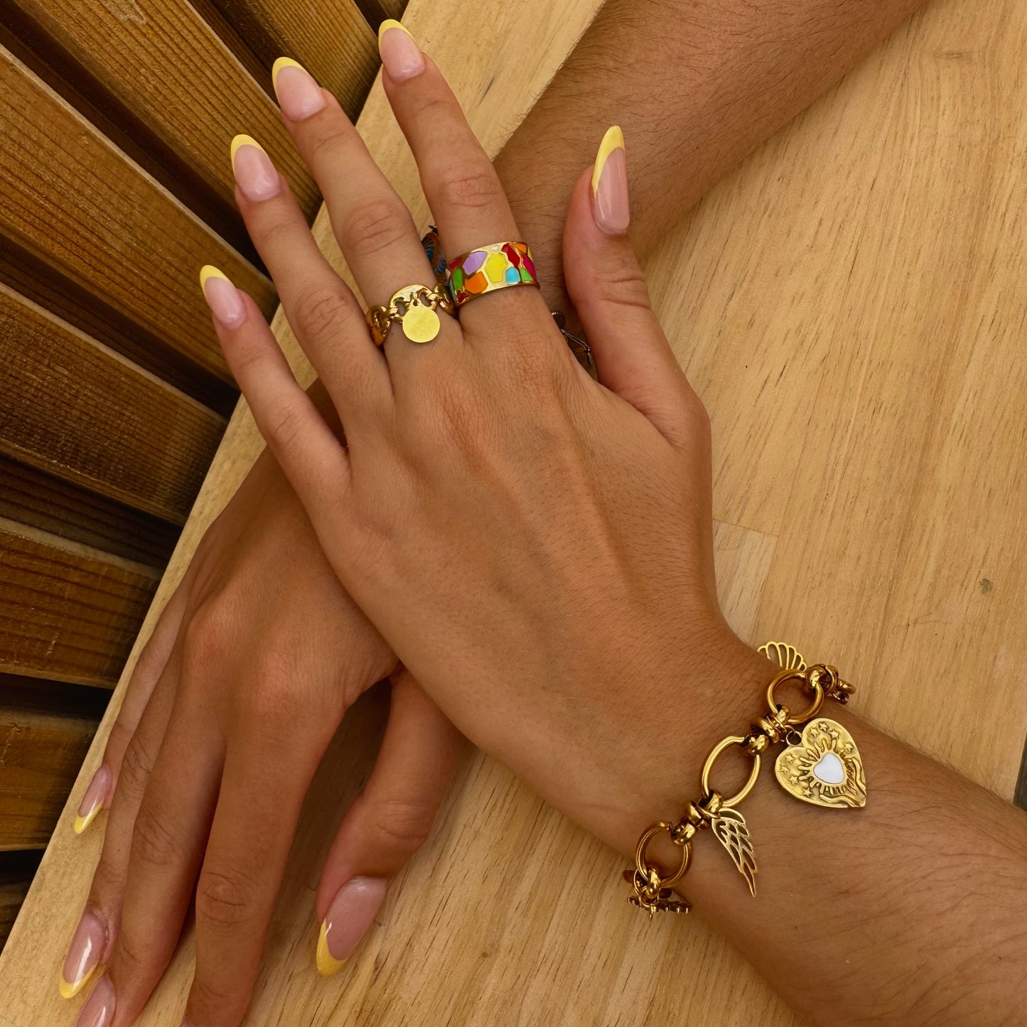 Bracelet CHARMS white