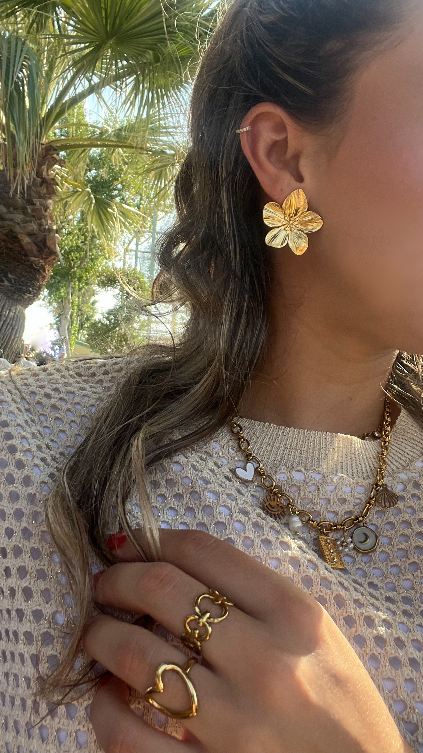 Boucles d’oreilles - FLEUR