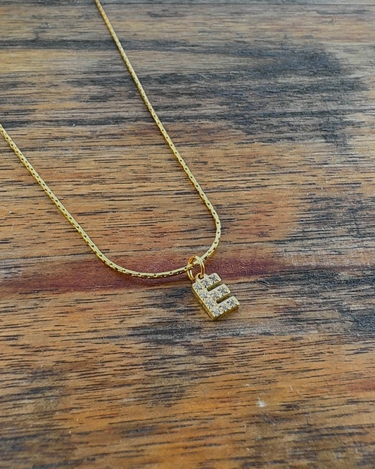 Collier Lettre Personnalisé - Initiale Bold