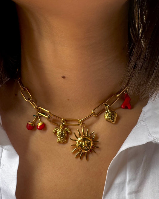 Collier - CHARMS CHERRY