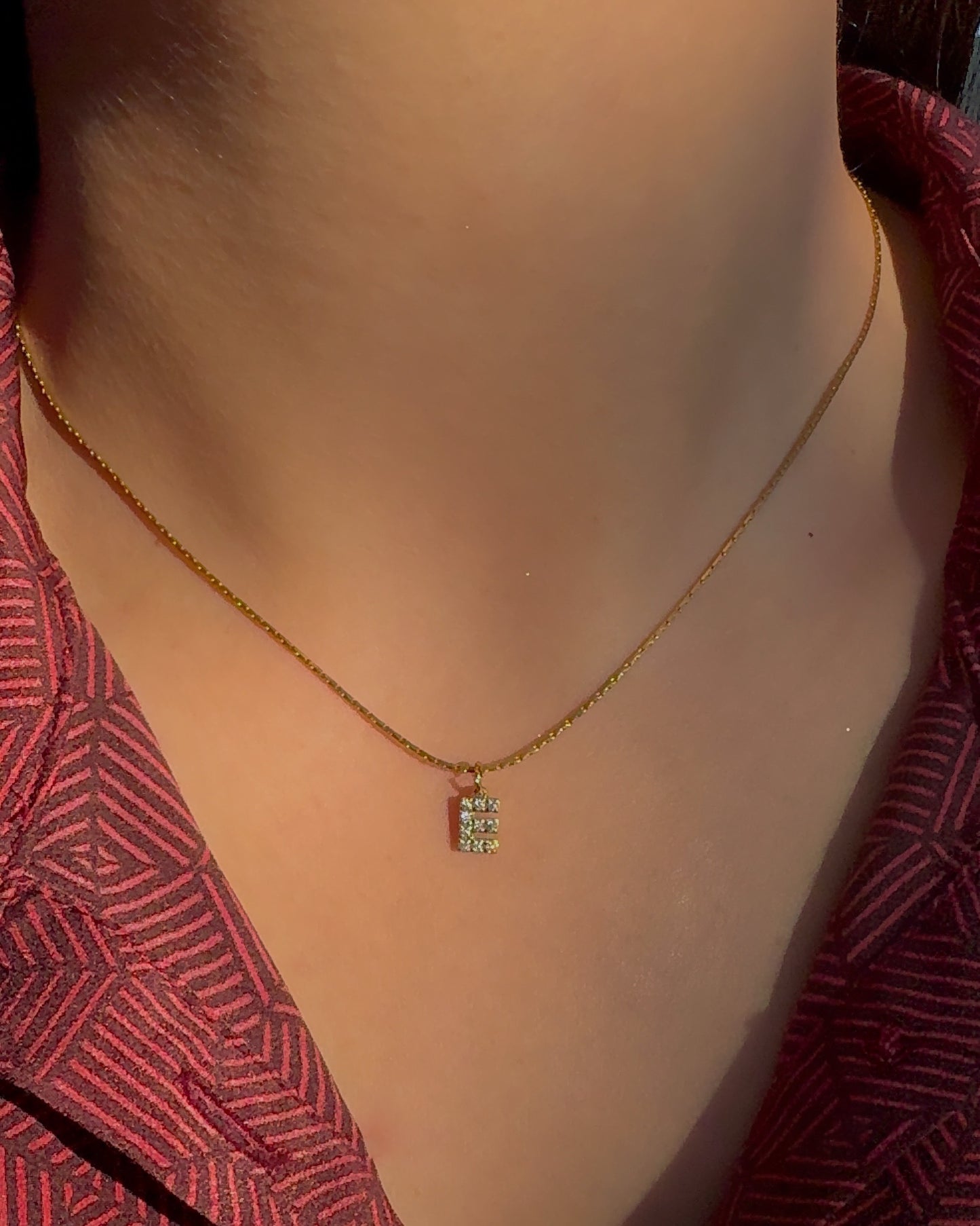 Collier Lettre Personnalisé - Initiale Bold