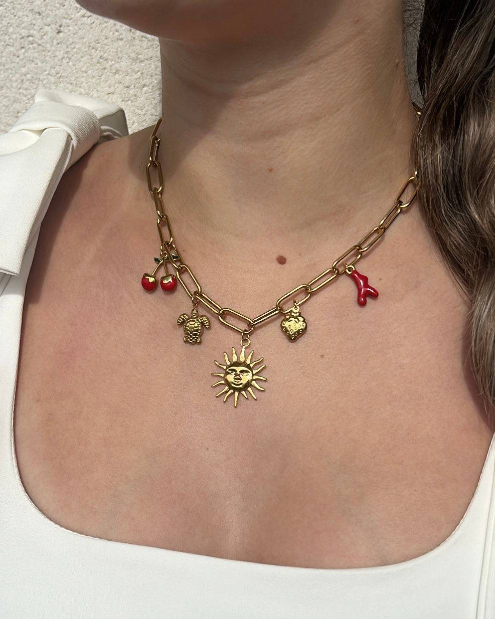 Collier - CHARMS CHERRY